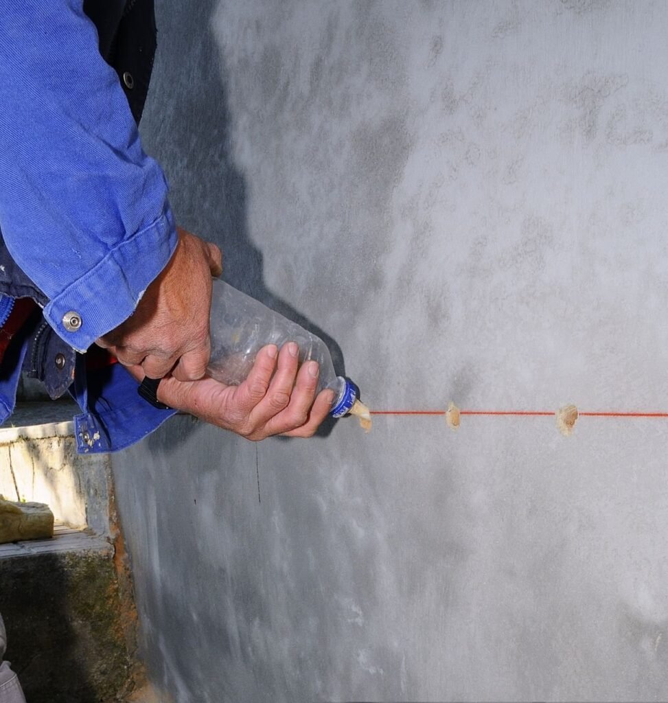 Injection des murs hors-sol