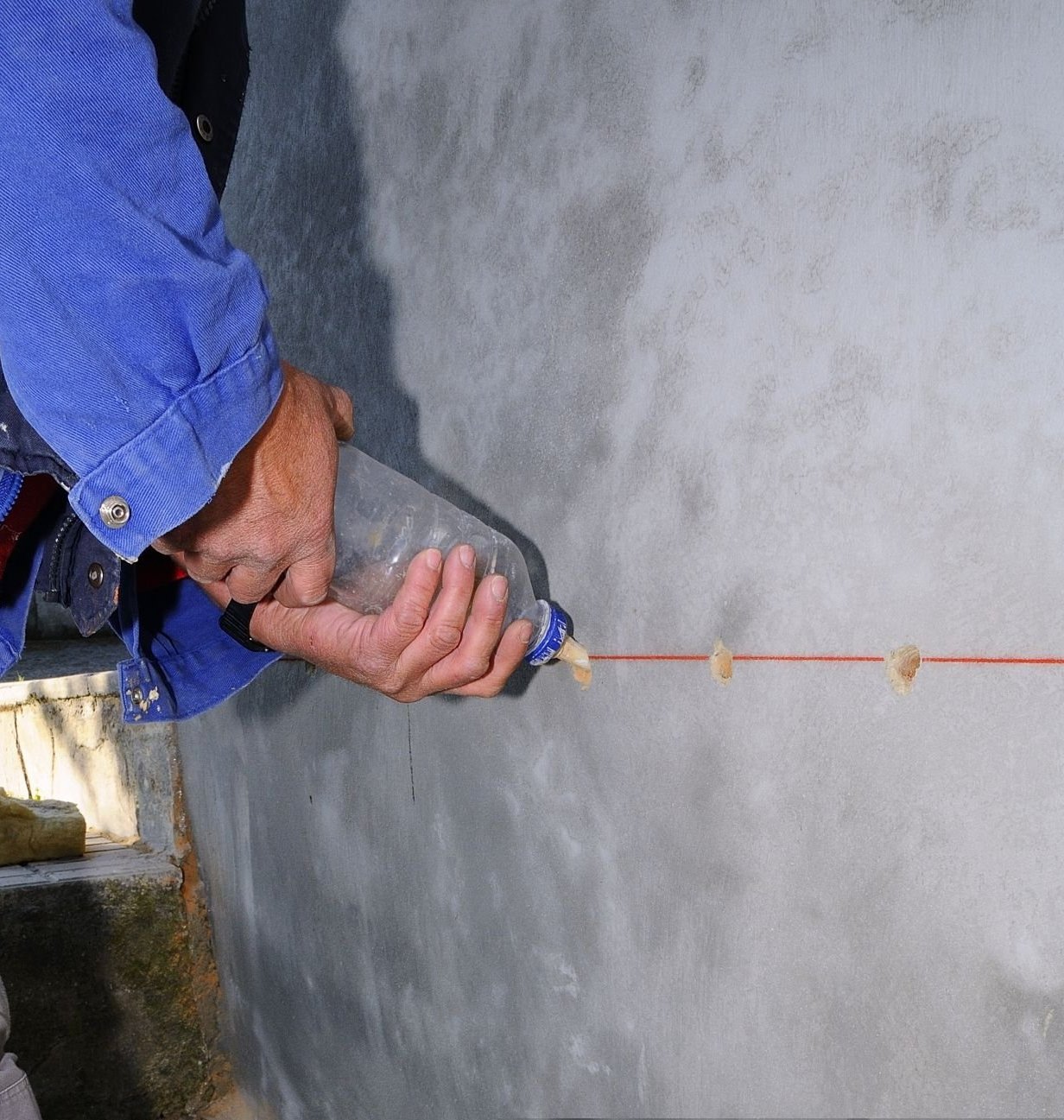Injection des murs hors-sol